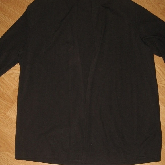 Eileen Fisher Black‎ Small Open Cardigan Wool Blend - Picture 5 of 5